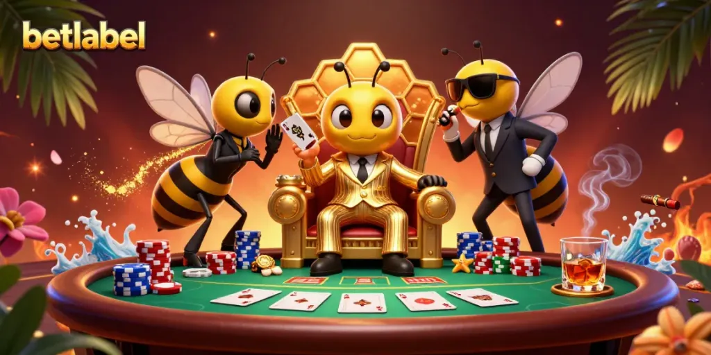 Experience thrilling moments at BetLabel casino with vibrant cartoon characters and rich gameplay elements.